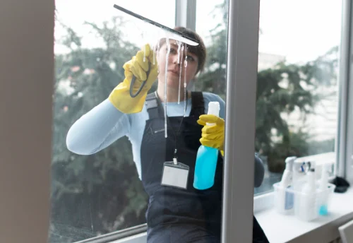 Nettoyage de vitres intérieures et extérieures au Bosc